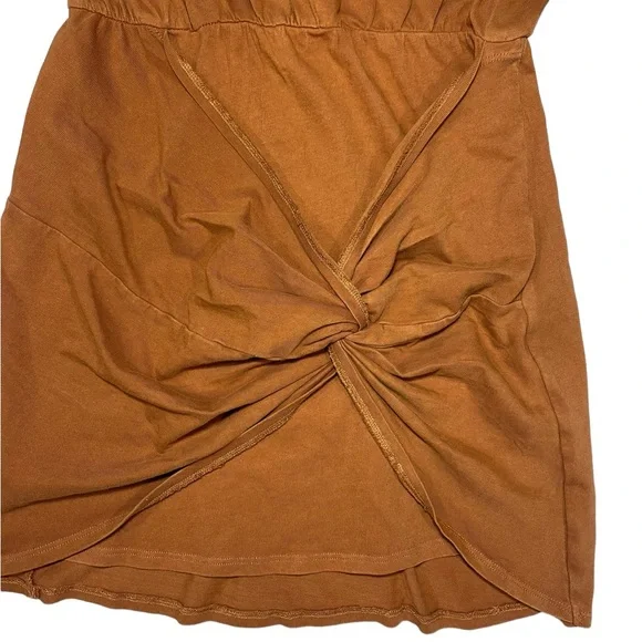 L Space Mini Dress Jesse Twist Front Sleeveless Cotton Jersey Knit Sz Small NEW - Picture 10 of 15